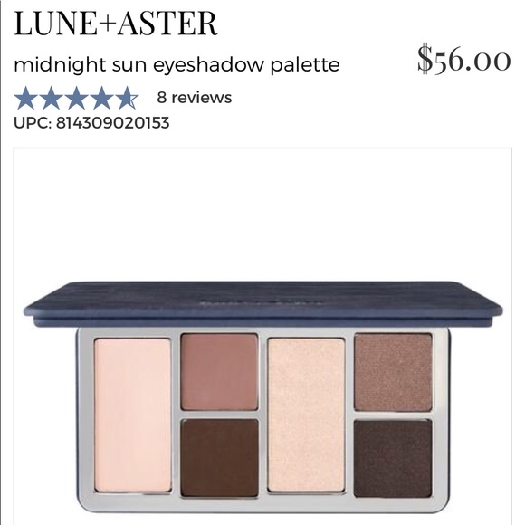 Lune & Astor Other - Lune and Astor eyeshadow palette